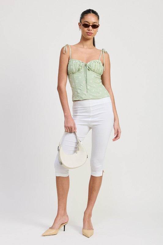 BUSTIER TOP WITH SHOULDER TIES - Shop Style & More | Fresh Looks, Everyday Deals & Free Shipping