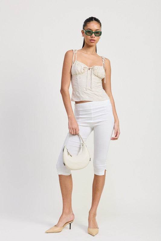 BUSTIER TOP WITH SHOULDER TIES - Shop Style & More | Fresh Looks, Everyday Deals & Free Shipping