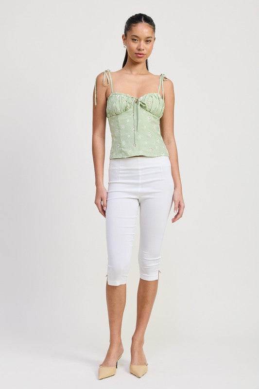 BUSTIER TOP WITH SHOULDER TIES - Shop Style & More | Fresh Looks, Everyday Deals & Free Shipping