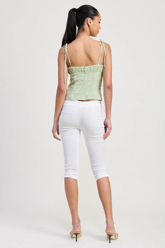 BUSTIER TOP WITH SHOULDER TIES - Shop Style & More | Fresh Looks, Everyday Deals & Free Shipping