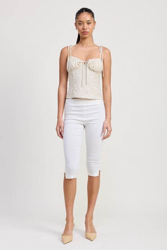 BUSTIER TOP WITH SHOULDER TIES - Shop Style & More | Fresh Looks, Everyday Deals & Free Shipping