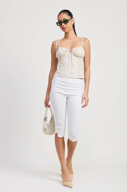BUSTIER TOP WITH SHOULDER TIES - Shop Style & More | Fresh Looks, Everyday Deals & Free Shipping
