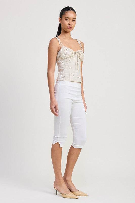 BUSTIER TOP WITH SHOULDER TIES - Shop Style & More | Fresh Looks, Everyday Deals & Free Shipping