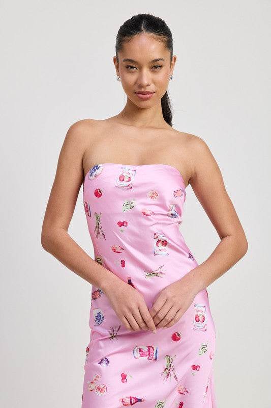 BIAS CUT TUBE MIDI DRESS - Shop Style & More | Fresh Looks, Everyday Deals & Free Shipping