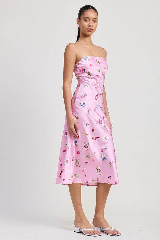 BIAS CUT TUBE MIDI DRESS - Shop Style & More | Fresh Looks, Everyday Deals & Free Shipping