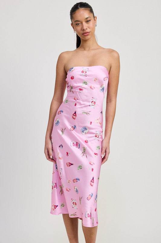 BIAS CUT TUBE MIDI DRESS - Shop Style & More | Fresh Looks, Everyday Deals & Free Shipping
