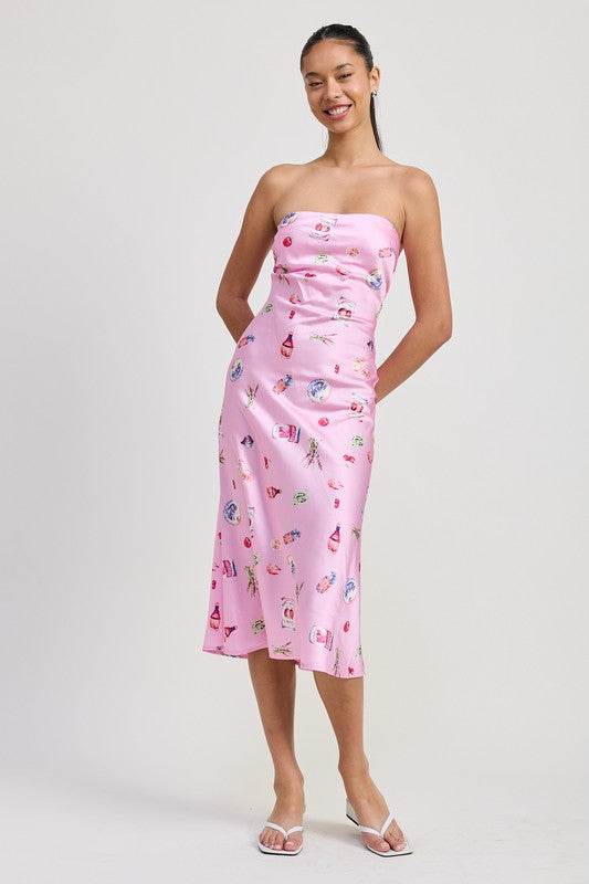 BIAS CUT TUBE MIDI DRESS - Shop Style & More | Fresh Looks, Everyday Deals & Free Shipping