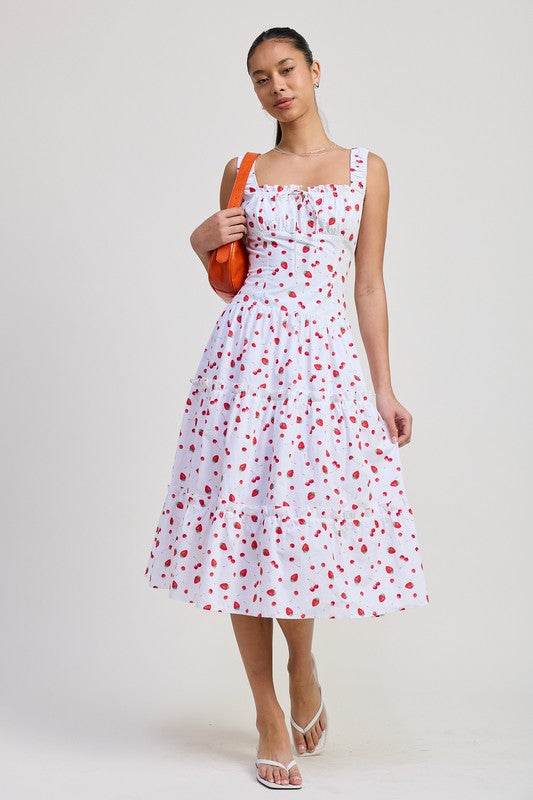 POPLIN MIDI A LINE DRESS - Shop Style & More | Fresh Looks, Everyday Deals & Free Shipping