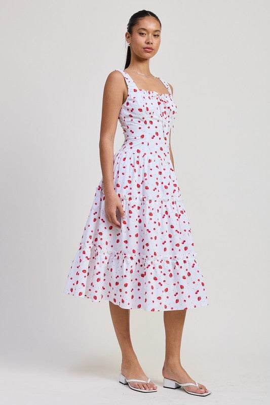 POPLIN MIDI A LINE DRESS - Shop Style & More | Fresh Looks, Everyday Deals & Free Shipping