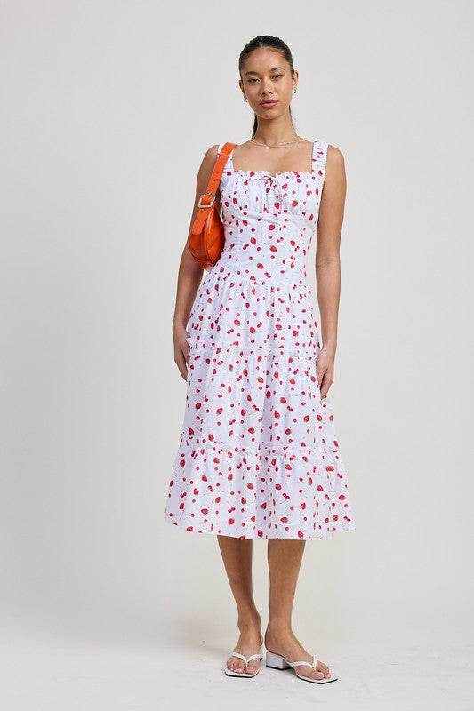 POPLIN MIDI A LINE DRESS - Shop Style & More | Fresh Looks, Everyday Deals & Free Shipping
