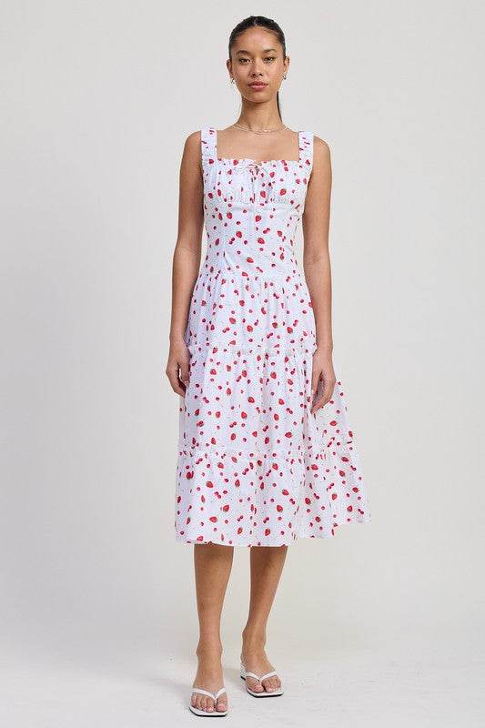 POPLIN MIDI A LINE DRESS - Shop Style & More | Fresh Looks, Everyday Deals & Free Shipping
