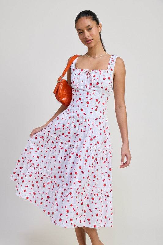 POPLIN MIDI A LINE DRESS - Shop Style & More | Fresh Looks, Everyday Deals & Free Shipping