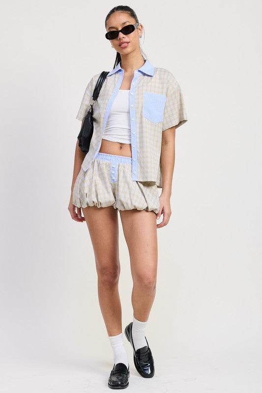 MIX MEDIA OVERSIZED SHIRT - Shop Style & More | Fresh Looks, Everyday Deals & Free Shipping