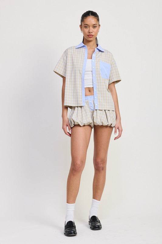 MIX MEDIA OVERSIZED SHIRT - Shop Style & More | Fresh Looks, Everyday Deals & Free Shipping