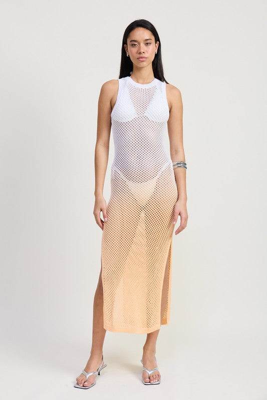 CROCHET MAXI DRESS WITH OPEN BACK - Shop Style & More | Fresh Looks, Everyday Deals & Free Shipping