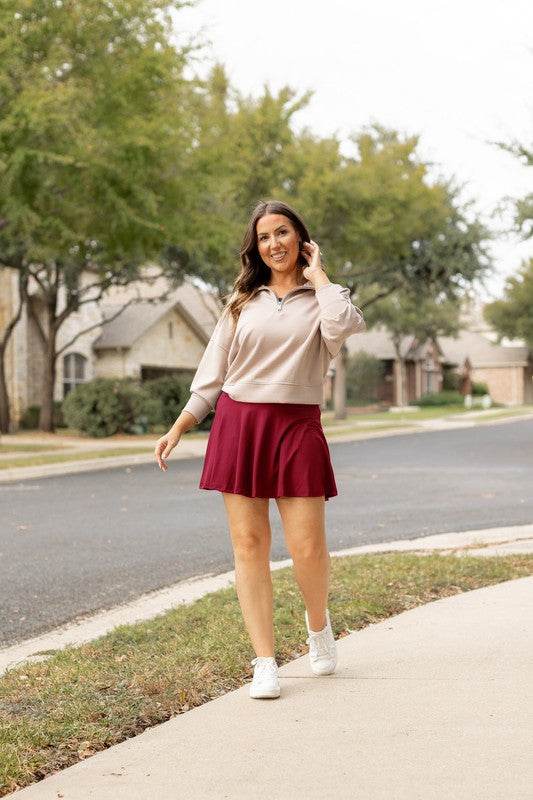 The Rosie - Red Skort - Shop Style & More | Fresh Looks, Everyday Deals & Free Shipping