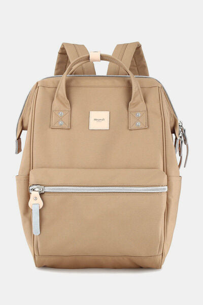 Himawari Water Resistant Canvas Backpack Bag with Side Pockets Camel One Size Bags