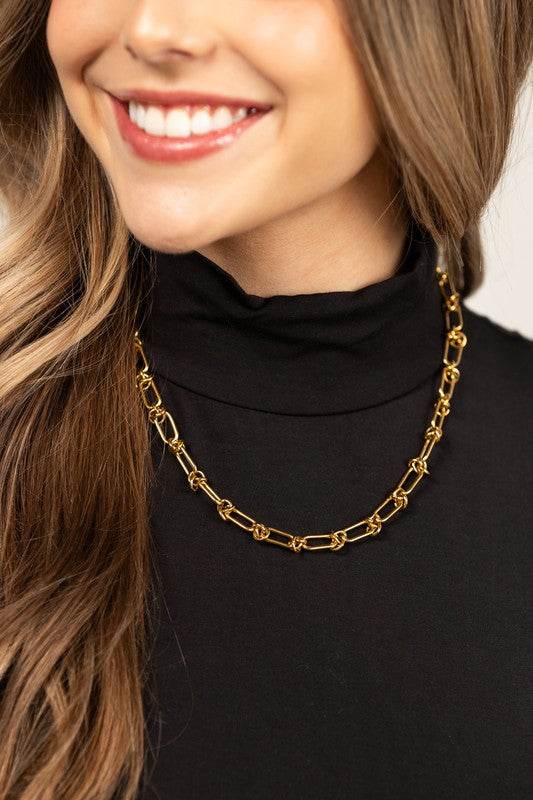 18K STAINLESS STEEL BARBED WIRE CHAIN NECKLACE - Shop Style & More | Fresh Looks, Everyday Deals & Free Shipping