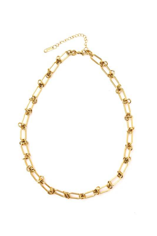 18K STAINLESS STEEL BARBED WIRE CHAIN NECKLACE - Shop Style & More | Fresh Looks, Everyday Deals & Free Shipping