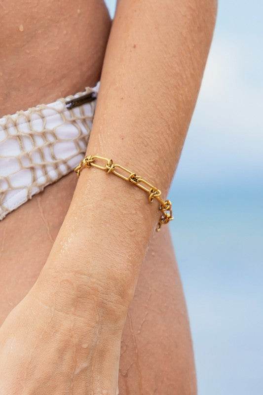18K STAINLESS STEEL BARBED WIRE CHAIN BRACELET - Shop Style & More | Fresh Looks, Everyday Deals & Free Shipping
