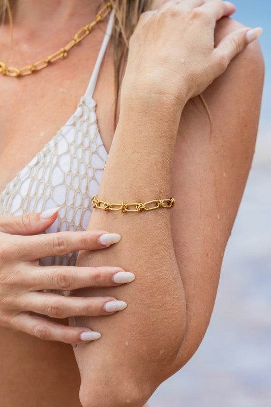 18K STAINLESS STEEL BARBED WIRE CHAIN BRACELET - Shop Style & More | Fresh Looks, Everyday Deals & Free Shipping