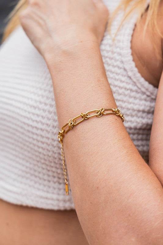 18K STAINLESS STEEL BARBED WIRE CHAIN BRACELET - Shop Style & More | Fresh Looks, Everyday Deals & Free Shipping