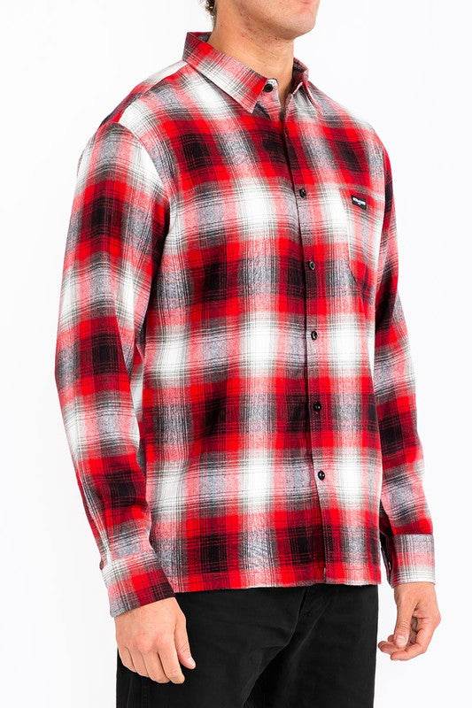 Mens Plaid Long Sleeve Flannel - Shop Style & More | Fresh Looks, Everyday Deals & Free Shipping
