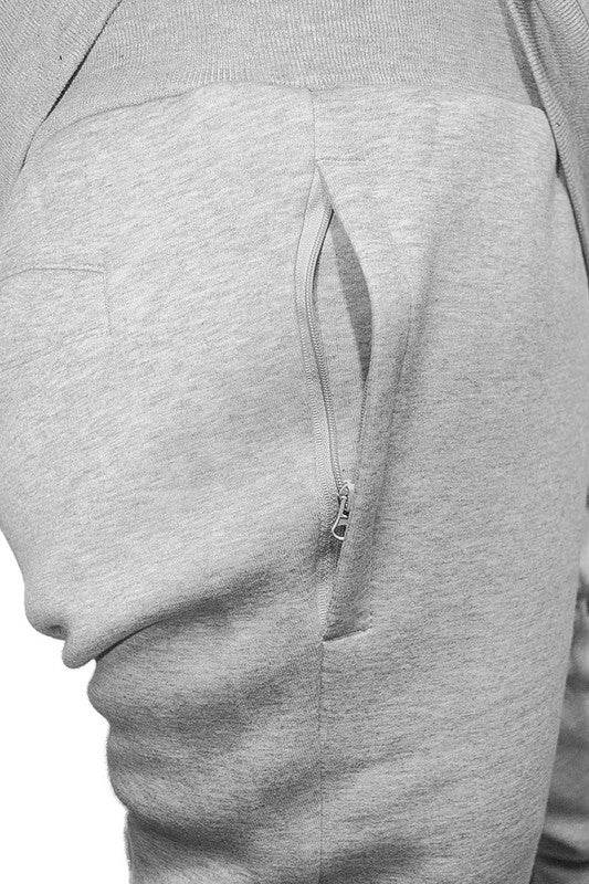 Mens Solid Fleece Flare Stacked PANTS - Shop Style & More | Fresh Looks, Everyday Deals & Free Shipping