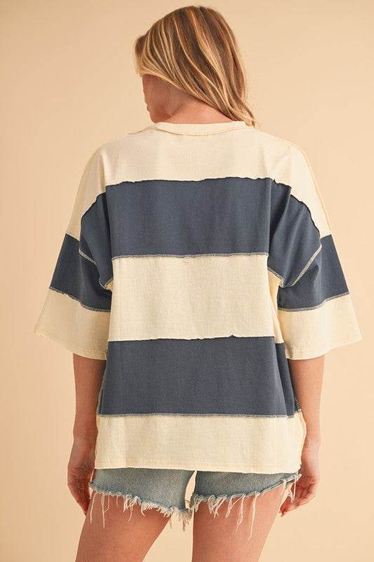 Polly Color Block Top - Shop Style & More | Fresh Looks, Everyday Deals & Free Shipping