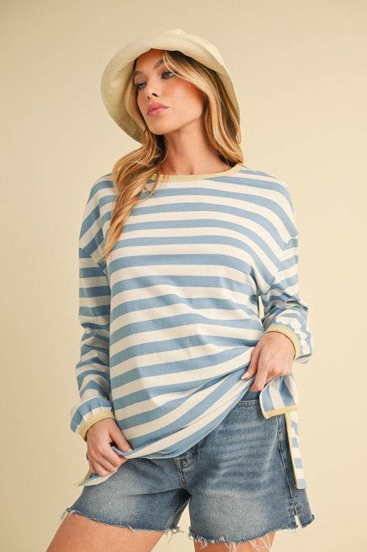 Onida Stripe Top - Shop Style & More | Fresh Looks, Everyday Deals & Free Shipping