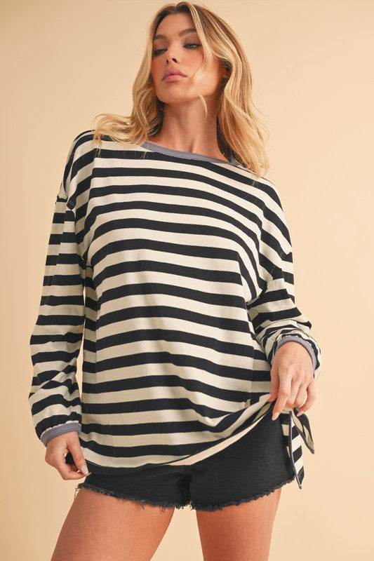 Onida Stripe Top - Shop Style & More | Fresh Looks, Everyday Deals & Free Shipping