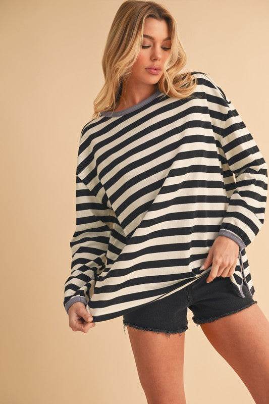 Onida Stripe Top - Shop Style & More | Fresh Looks, Everyday Deals & Free Shipping