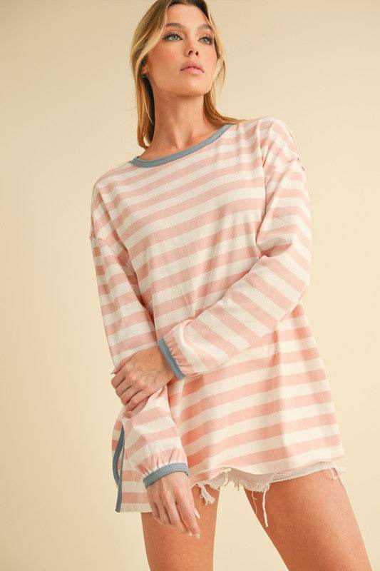 Onida Stripe Top - Shop Style & More | Fresh Looks, Everyday Deals & Free Shipping
