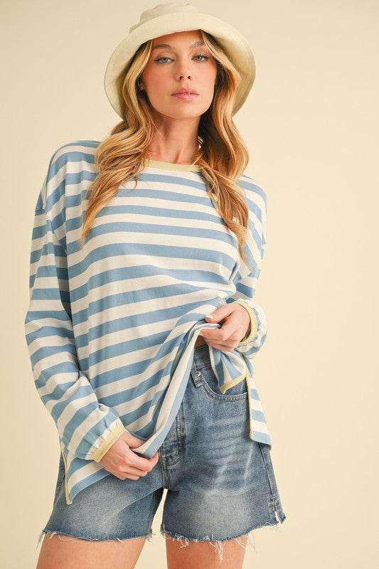 Onida Stripe Top - Shop Style & More | Fresh Looks, Everyday Deals & Free Shipping