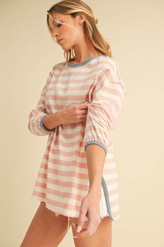 Onida Stripe Top - Shop Style & More | Fresh Looks, Everyday Deals & Free Shipping