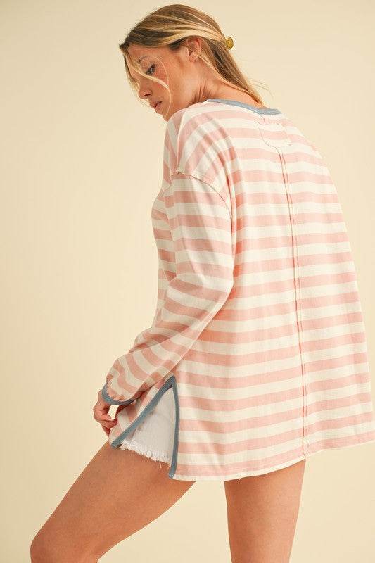 Onida Stripe Top - Shop Style & More | Fresh Looks, Everyday Deals & Free Shipping