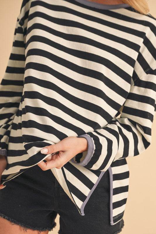 Onida Stripe Top - Shop Style & More | Fresh Looks, Everyday Deals & Free Shipping