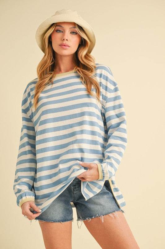 Onida Stripe Top - Shop Style & More | Fresh Looks, Everyday Deals & Free Shipping