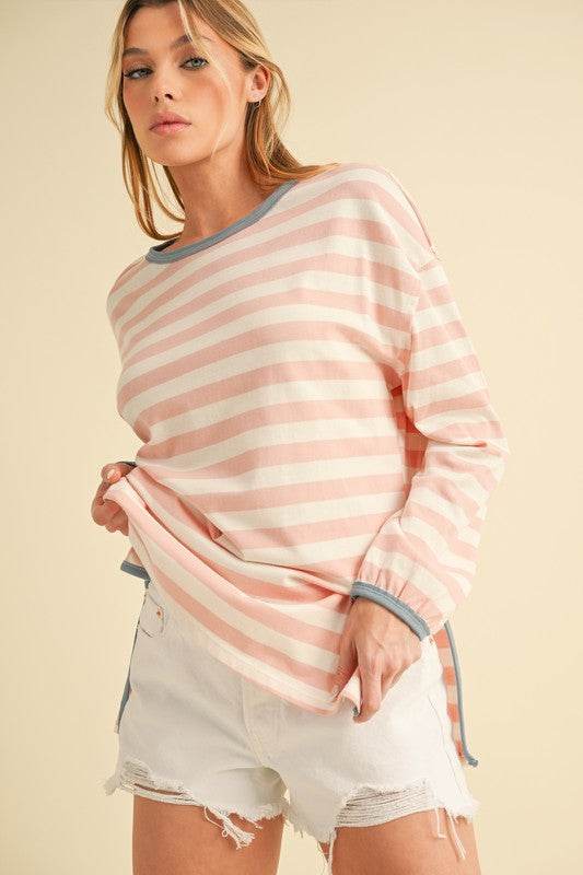 Onida Stripe Top - Shop Style & More | Fresh Looks, Everyday Deals & Free Shipping