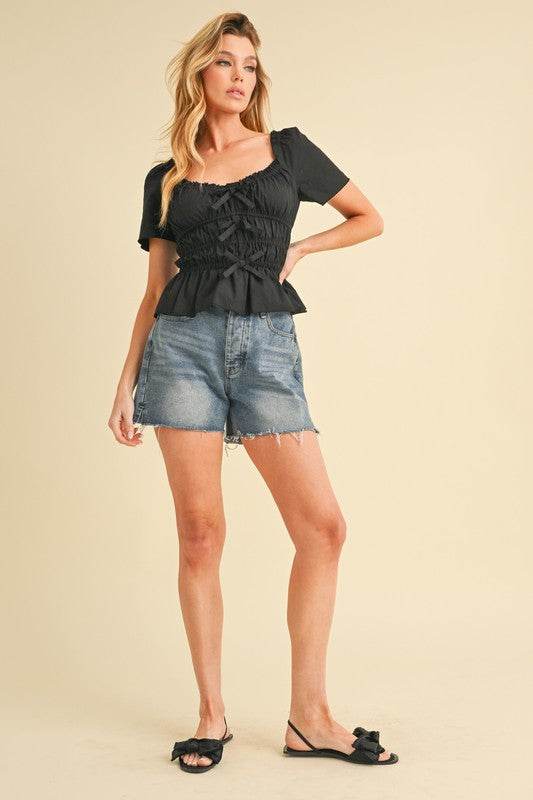 Petra Bow Top - Shop Style & More | Fresh Looks, Everyday Deals & Free Shipping