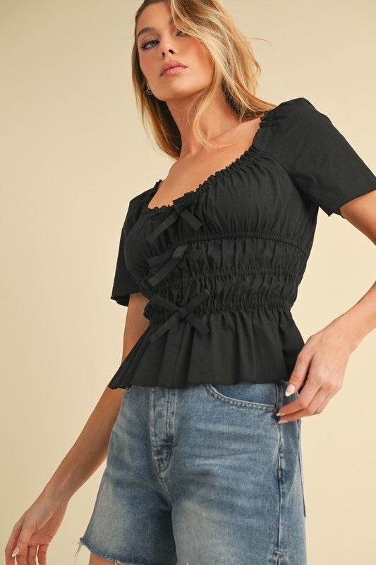 Petra Bow Top - Shop Style & More | Fresh Looks, Everyday Deals & Free Shipping