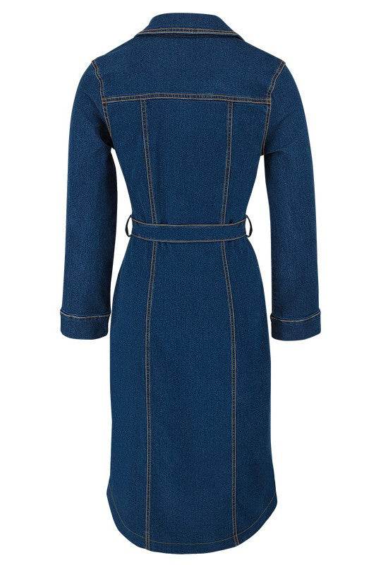 WOMEN FASHION DENIM LONG MAXI DRESS - Shop Style & More | Fresh Looks, Everyday Deals & Free Shipping