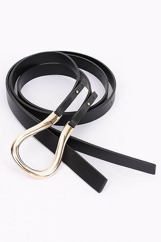 Polished Buckle Faux Leather Belt - Shop Style & More | Fresh Looks, Everyday Deals & Free Shipping