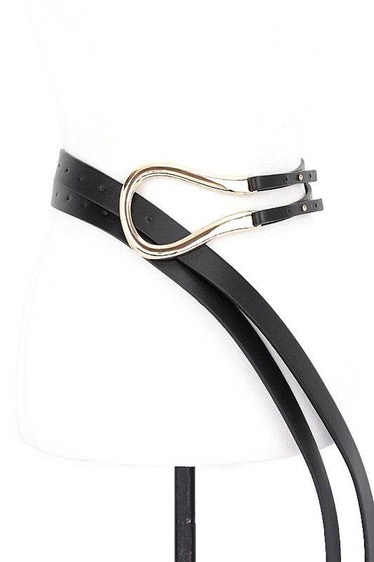 Polished Buckle Faux Leather Belt - Shop Style & More | Fresh Looks, Everyday Deals & Free Shipping