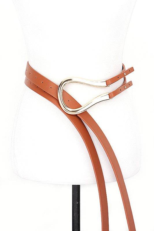 Polished Buckle Faux Leather Belt - Shop Style & More | Fresh Looks, Everyday Deals & Free Shipping