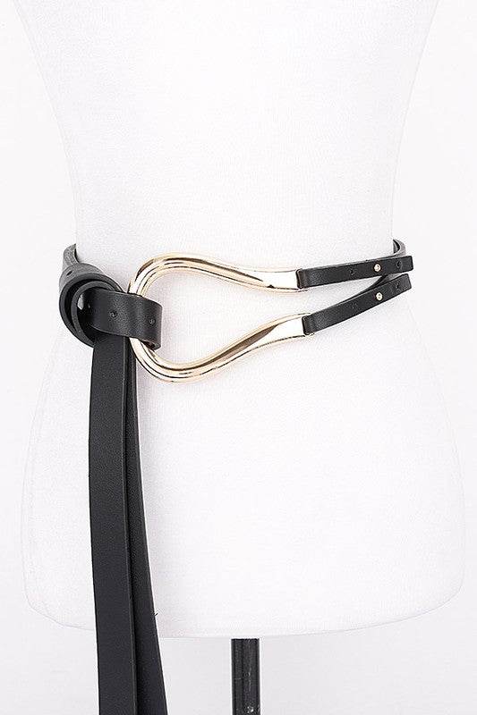 Polished Buckle Faux Leather Belt - Shop Style & More | Fresh Looks, Everyday Deals & Free Shipping