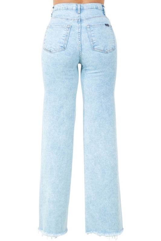 Brooklyn Wide Leg Jean with heart - Shop Style & More | Fresh Looks, Everyday Deals & Free Shipping