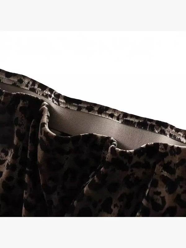 Velvet leopard midi skirt - Shop Style & More | Fresh Looks, Everyday Deals & Free Shipping