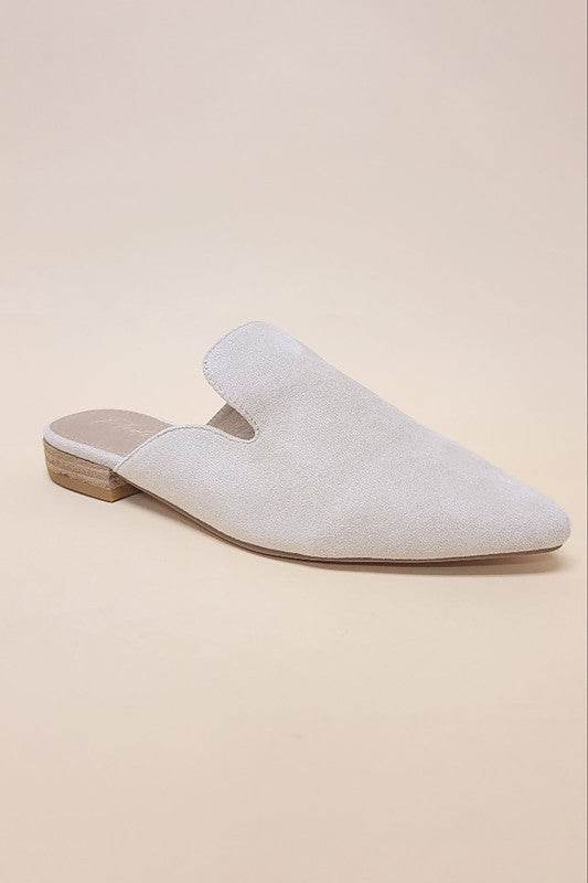GEM-39 - POINTED TOE SLIP ON MULE FLATS - Shop Style & More | Fresh Looks, Everyday Deals & Free Shipping