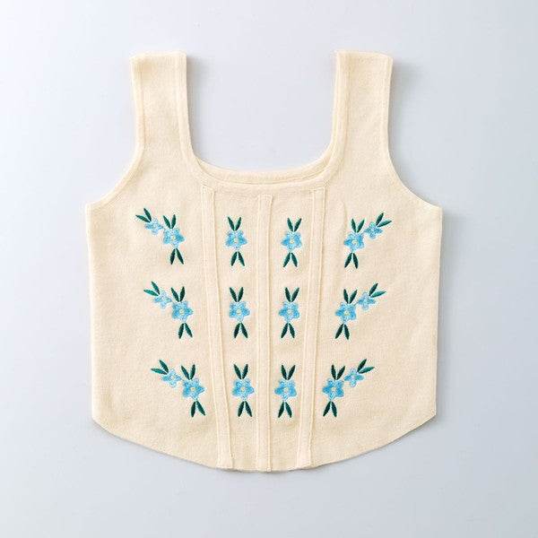 Floral corset tank top - Shop Style & More | Fresh Looks, Everyday Deals & Free Shipping
